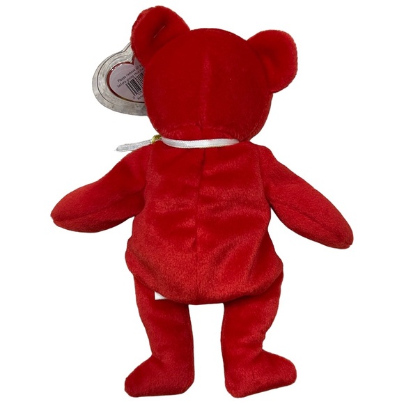 OSITO 1999 Ty Red Teddy Bear Plush Toy! - Picture 3 of 5